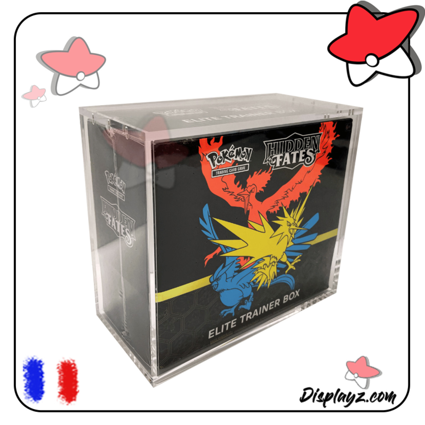 Protection plexi aimantée pour ETB - Coffret dresseur d'élite - Anti UV