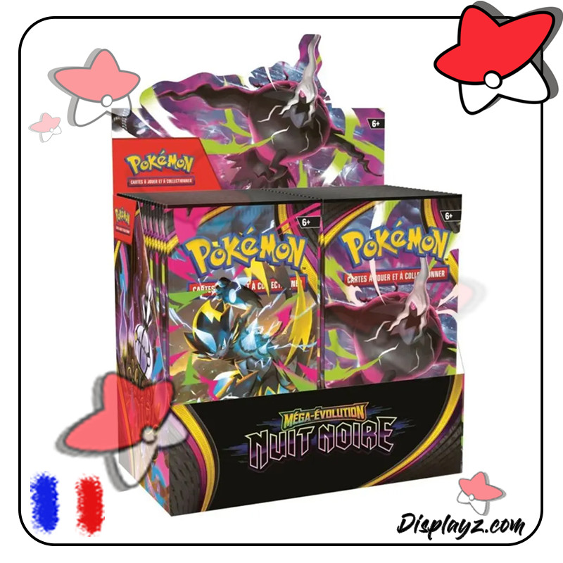 DISPLAY POKÉMON ME5 NUIT NOIRE NEUF SCELLÉ VÉRIFIÉ