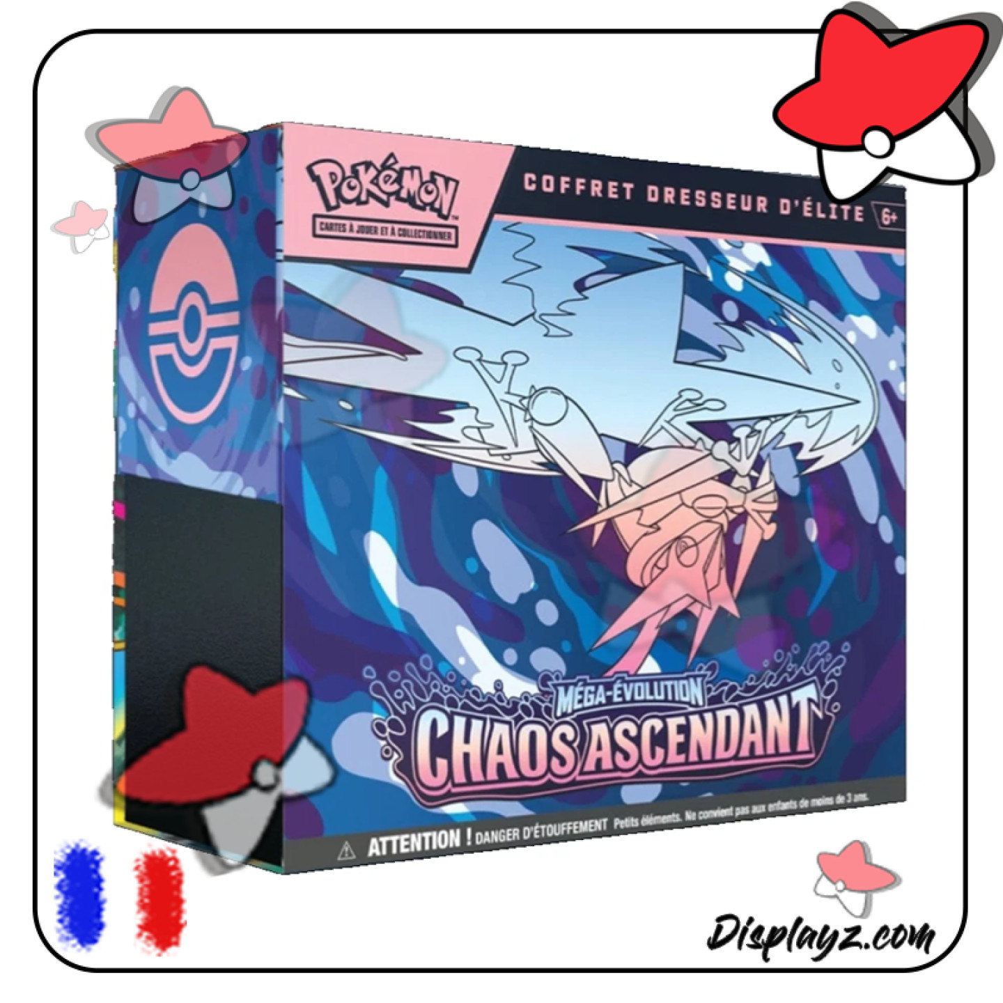 [Abimé] ETB Pokémon ME4 Chaos Ascendant ME04 (Petit trou/Petite Déchirure)
