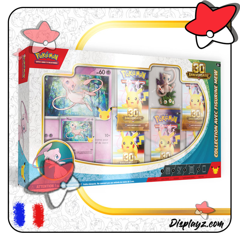 Coffret figurine Mew 30ème anniversaire ME5.5 Pokémon
