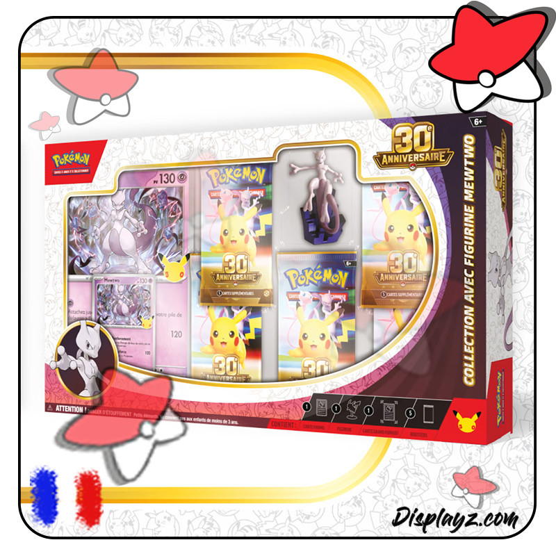 Coffret figurine Mewtwo 30ème anniversaire ME5.5 Pokémon