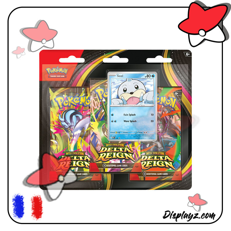 Tripack 3 boosters ME6 Règne Delta Pokémon